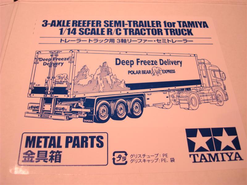 9005897/19005897 H Parts NEW Tamiya 56319 3 Axle Reefer Trailer